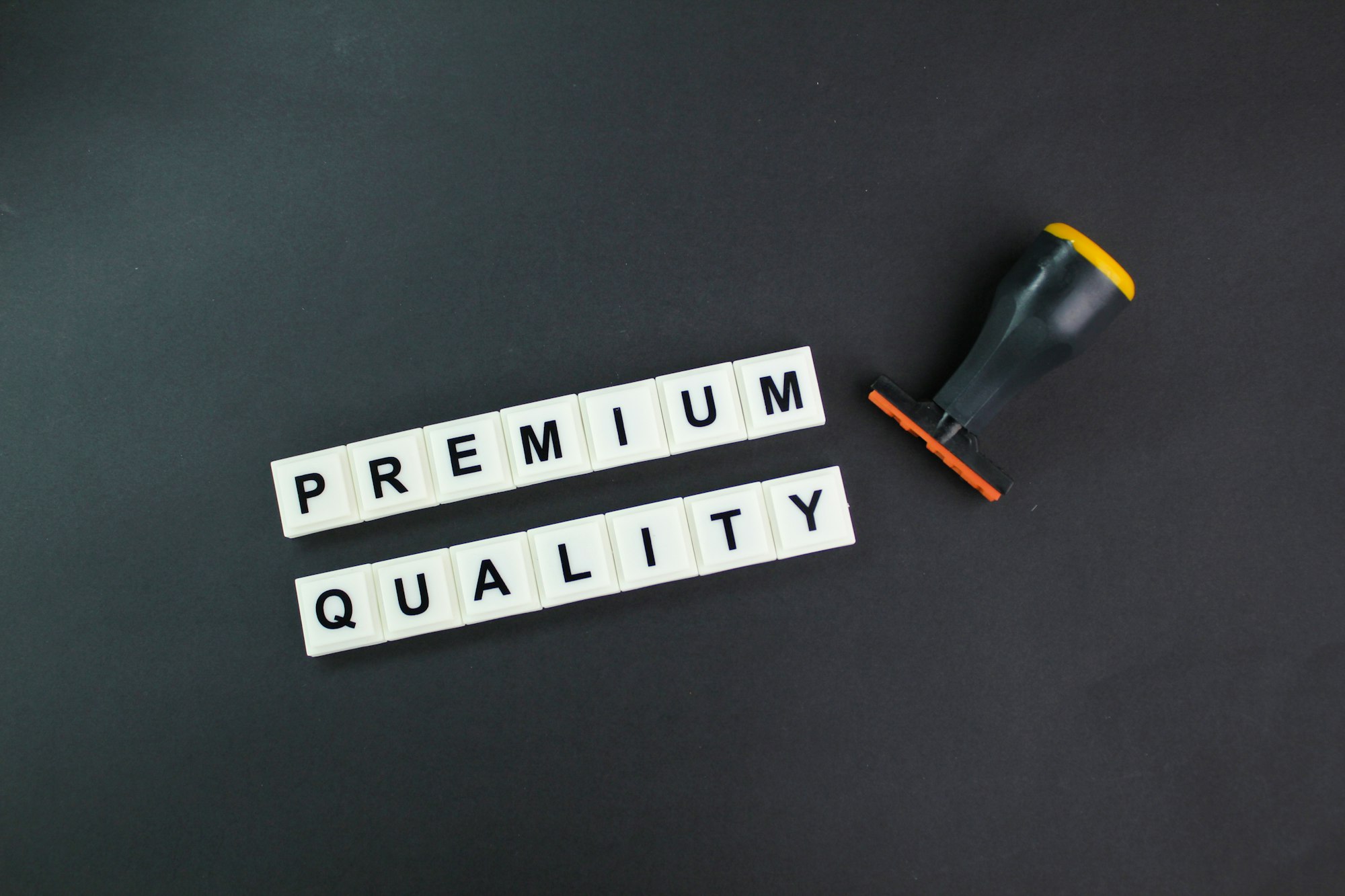 stamp with the word Premium Quality.